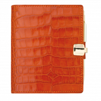 AGENDA A10 VEAU CROCO SAVANNAH avec porte-mines - 10 x 8,4 cm