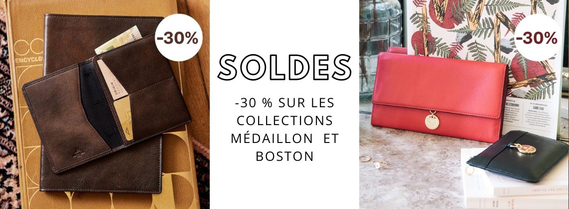 -30 % sur les collections Médaillon et Boston